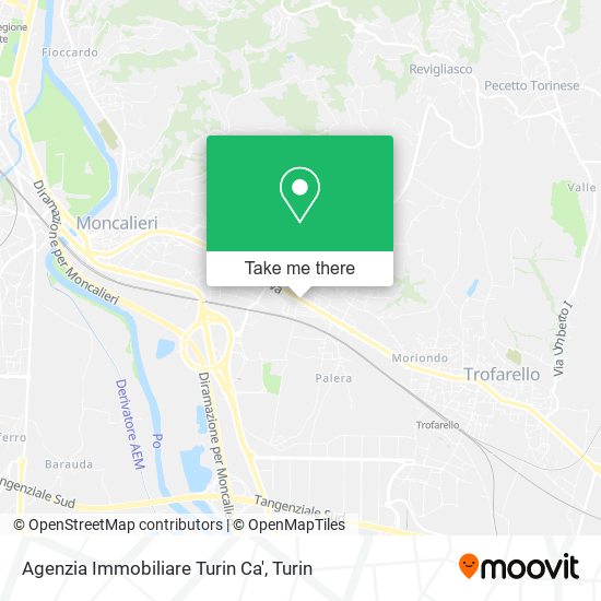 Agenzia Immobiliare Turin Ca' map
