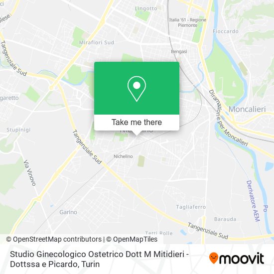 Studio Ginecologico Ostetrico Dott M Mitidieri - Dottssa e Picardo map
