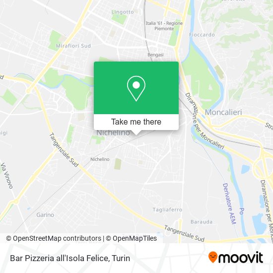 Bar Pizzeria all'Isola Felice map