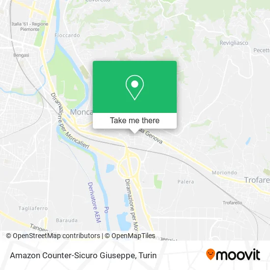 Amazon Counter-Sicuro Giuseppe map