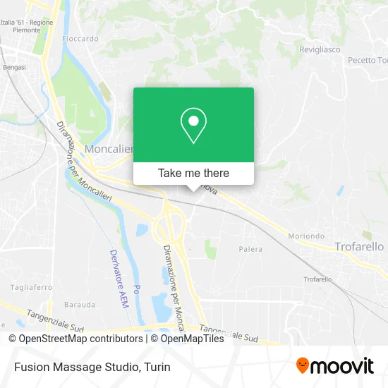Fusion Massage Studio map