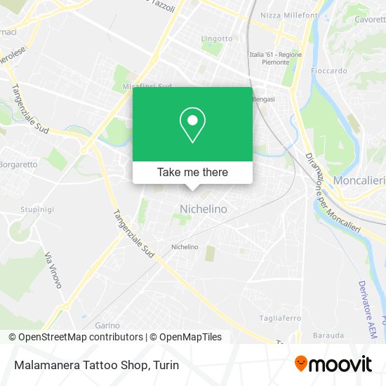 Malamanera Tattoo Shop map