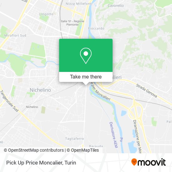 Pick Up Price Moncalier map