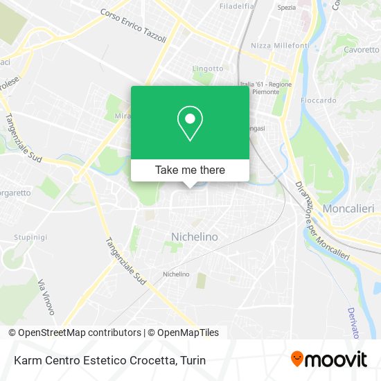 Karm Centro Estetico Crocetta map