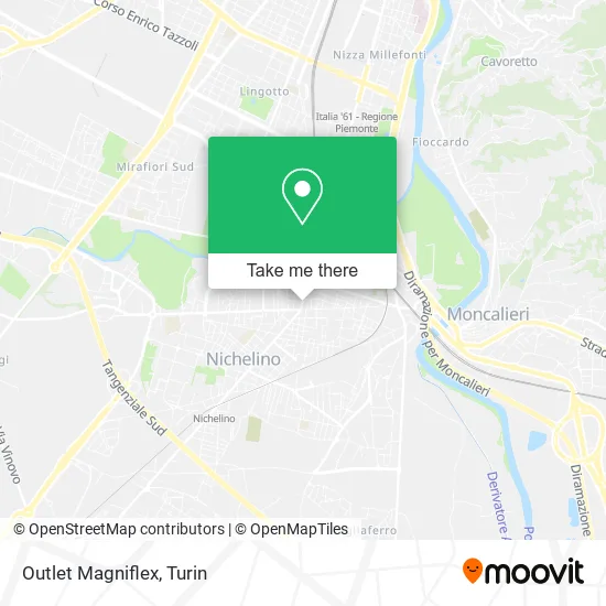Outlet Magniflex map