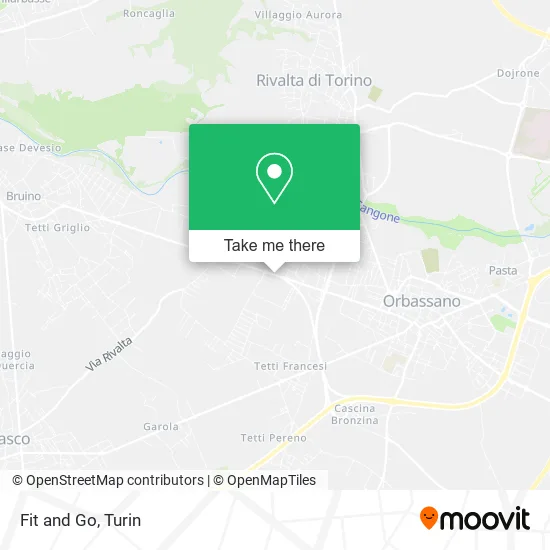 Fit and Go map