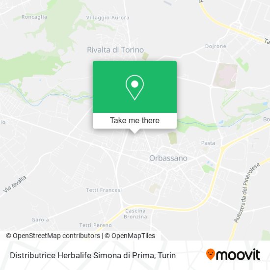 Distributrice Herbalife Simona di Prima map