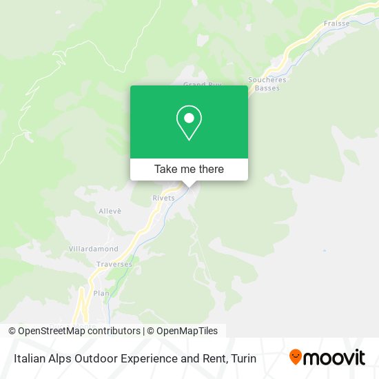Italian Alps Outdoor Experience and Rent map