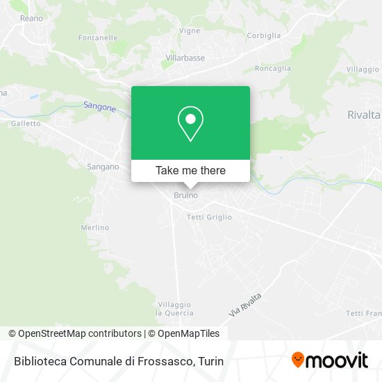 Biblioteca Comunale di Frossasco map