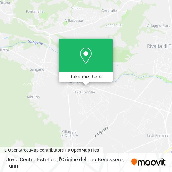Juvia Centro Estetico, l'Origine del Tuo Benessere map