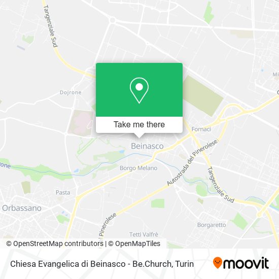 Chiesa Evangelica di Beinasco - Be.Church map
