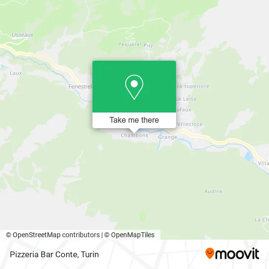 Pizzeria Bar Conte map