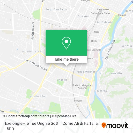 Exelongle - le Tue Unghie Sottili Come Ali di Farfalla map