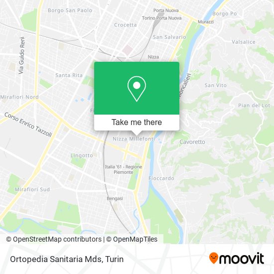 Ortopedia Sanitaria Mds map