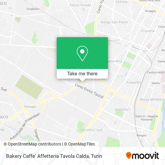 Bakery Caffe' Affetteria Tavola Calda map