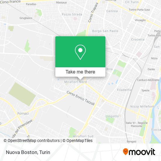 Nuova Boston map