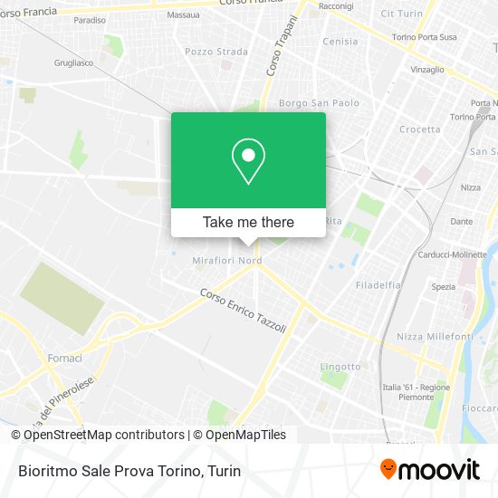 Bioritmo Sale Prova Torino map