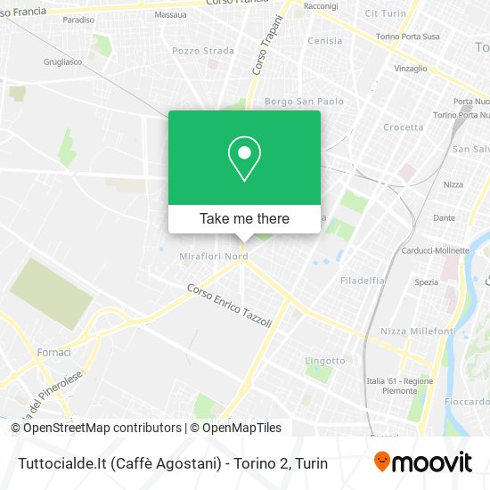 Tuttocialde.It (Caffè Agostani) - Torino 2 map