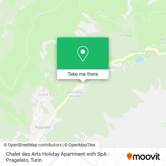 Chalet des Arts Holiday Apartment with SpA - Pragelato map