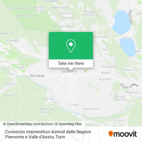 Consorzio Imprenditori Azimut delle Regioni Piemonte e Valle d'Aosta map