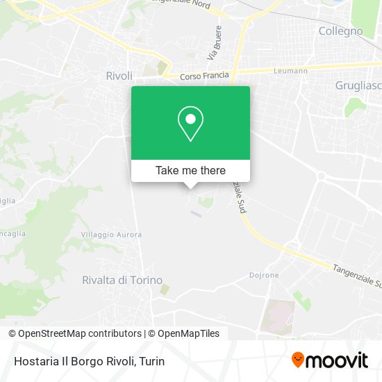 Hostaria Il Borgo Rivoli map
