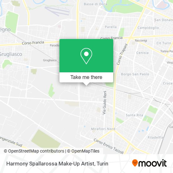 Harmony Spallarossa Make-Up Artist map