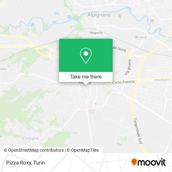 Pizza Roxy map