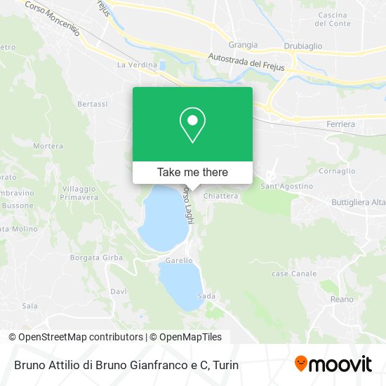 Bruno Attilio di Bruno Gianfranco e C map