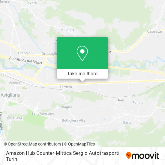 Amazon Hub Counter-Mittica Sergio Autotrasporti map