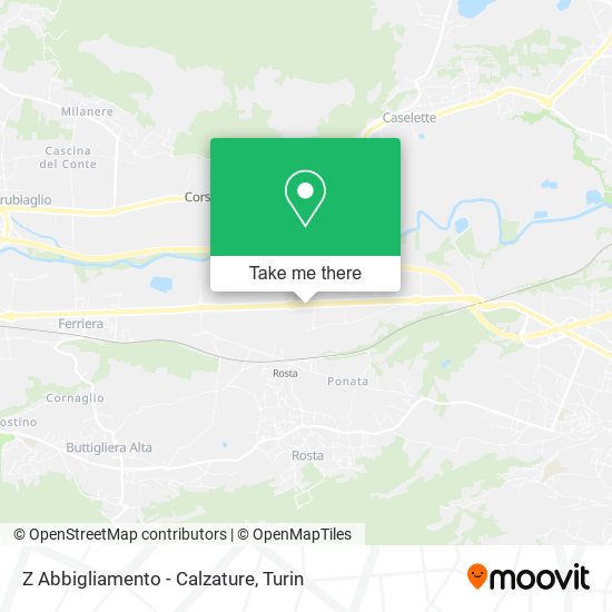 Z Abbigliamento - Calzature map
