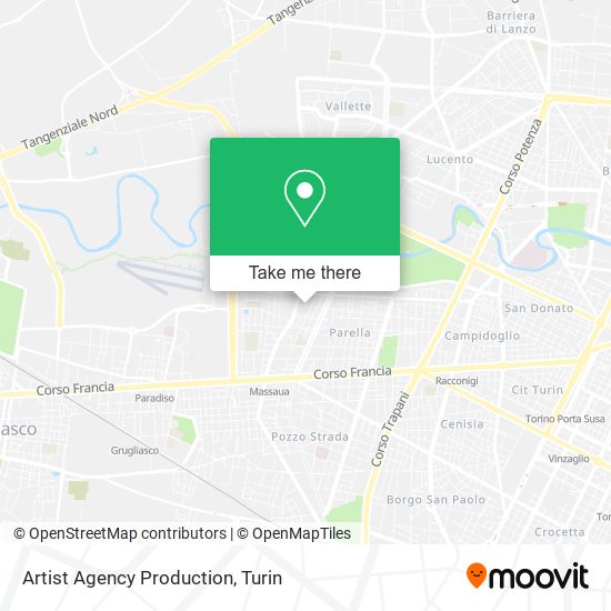 Artist Agency Production map