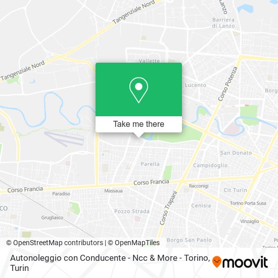 Autonoleggio con Conducente - Ncc & More - Torino map