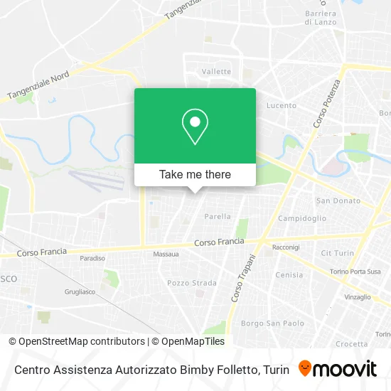 Centro Assistenza Autorizzato Bimby Folletto map