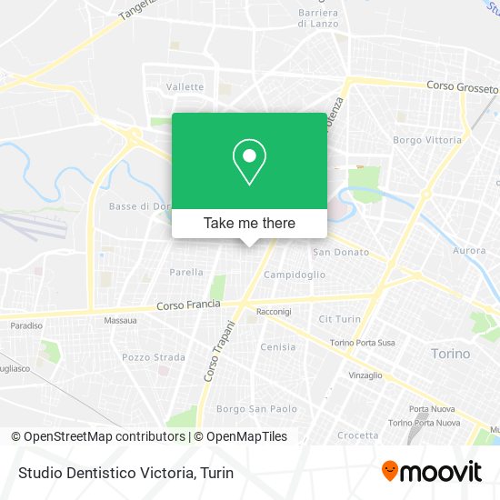 Studio Dentistico Victoria map