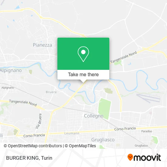 BURGER KING map