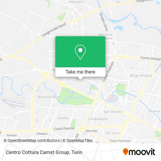 Centro Cottura Camst Group map