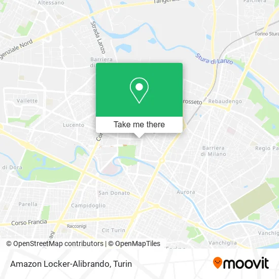 Amazon Locker-Alibrando map