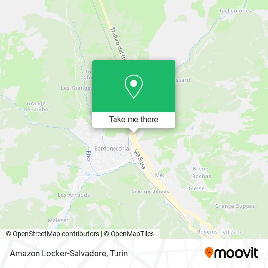 Amazon Locker-Salvadore map