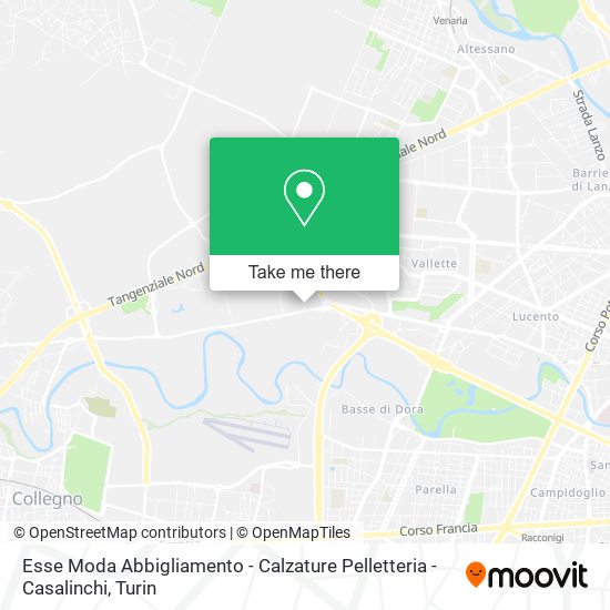 Esse Moda Abbigliamento - Calzature Pelletteria - Casalinchi map