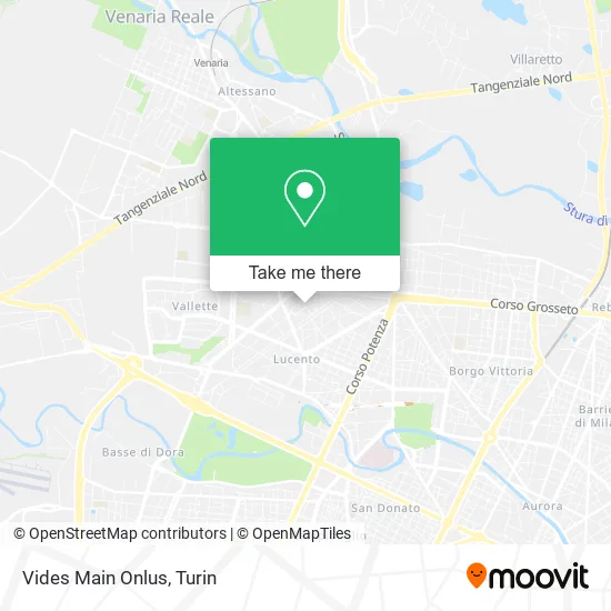 Vides Main Onlus map