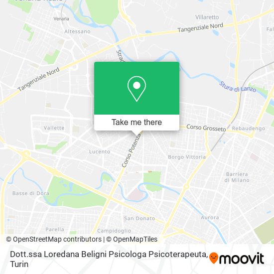 Dott.ssa Loredana Beligni Psicologa Psicoterapeuta map