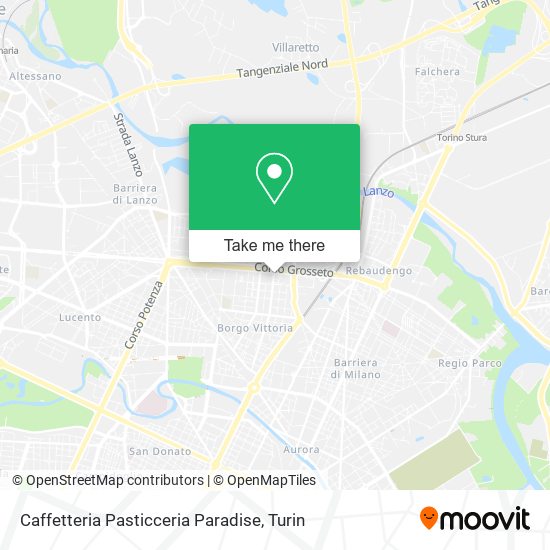 Caffetteria Pasticceria Paradise map