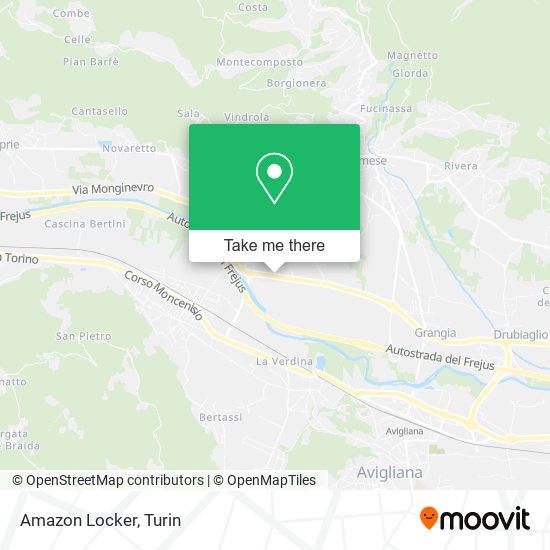 Amazon Locker map