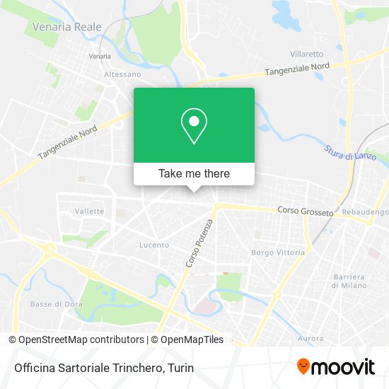 Officina Sartoriale Trinchero map