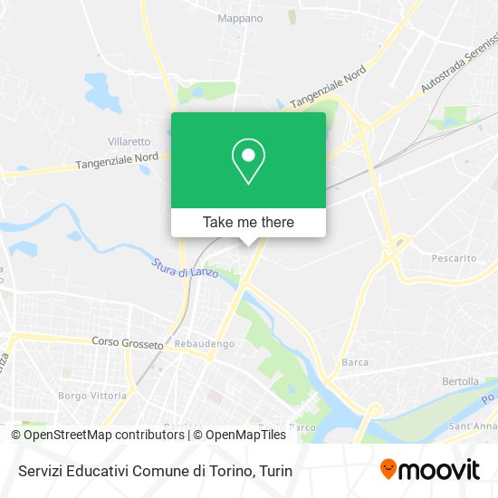 Servizi Educativi Comune di Torino map