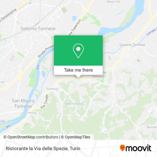 Ristorante la Via delle Spezie map