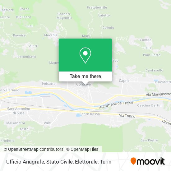 Ufficio Anagrafe, Stato Civile, Elettorale map