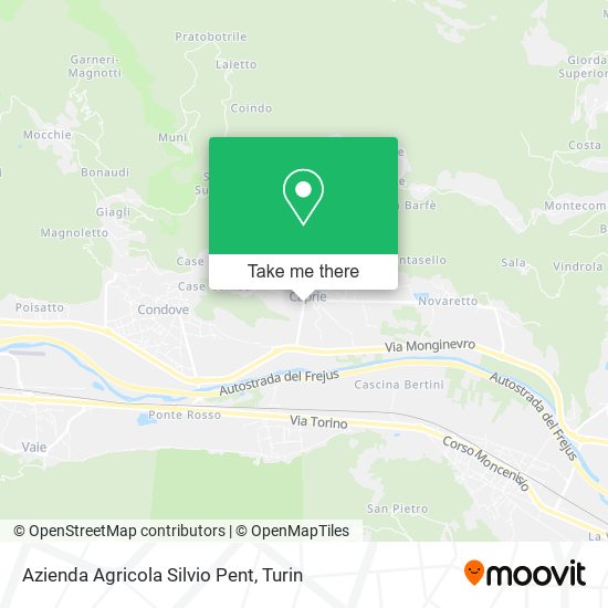 Azienda Agricola Silvio Pent map