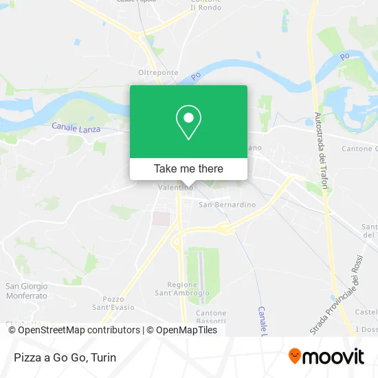 Pizza a Go Go map