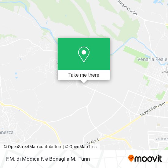 F.M. di Modica F. e Bonaglia M. map